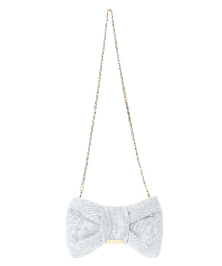 Maison de FLEUR「ツイードリボン型ショルダーバッグ」|ショルダー・メッセンジャー|