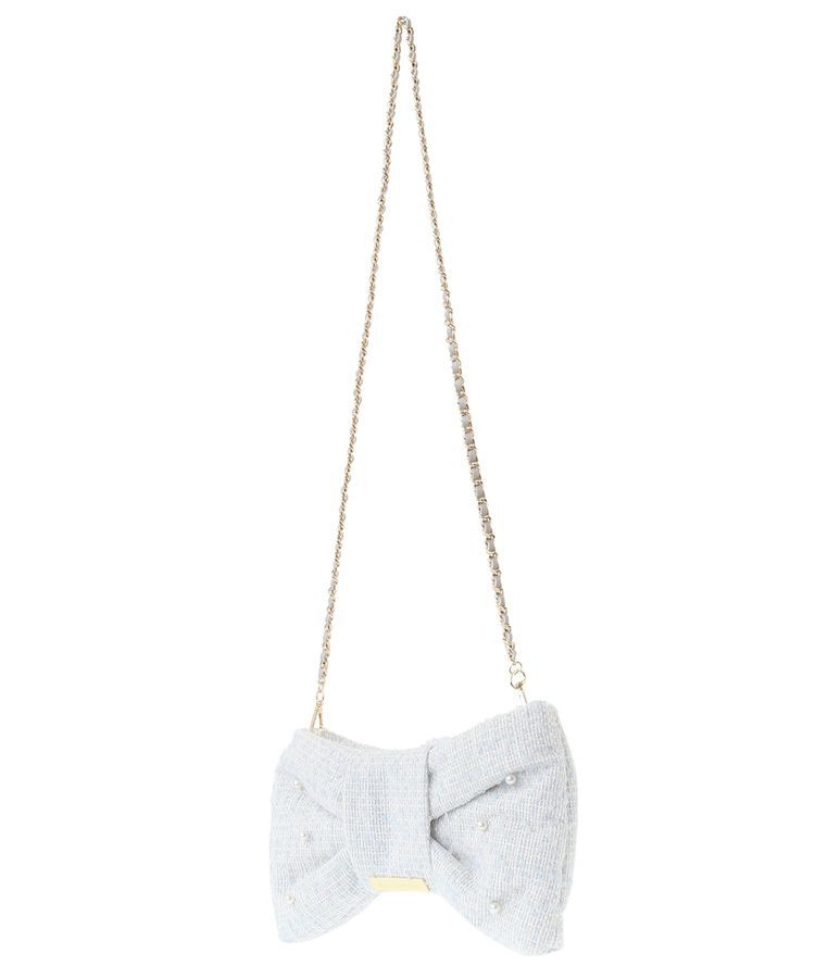 Maison de FLEUR「ツイードリボン型ショルダーバッグ」|ショルダー・メッセンジャー|