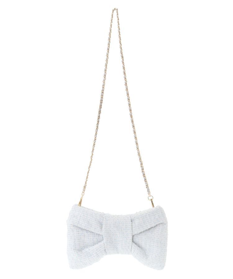 Maison de FLEUR「ツイードリボン型ショルダーバッグ」|ショルダー・メッセンジャー|