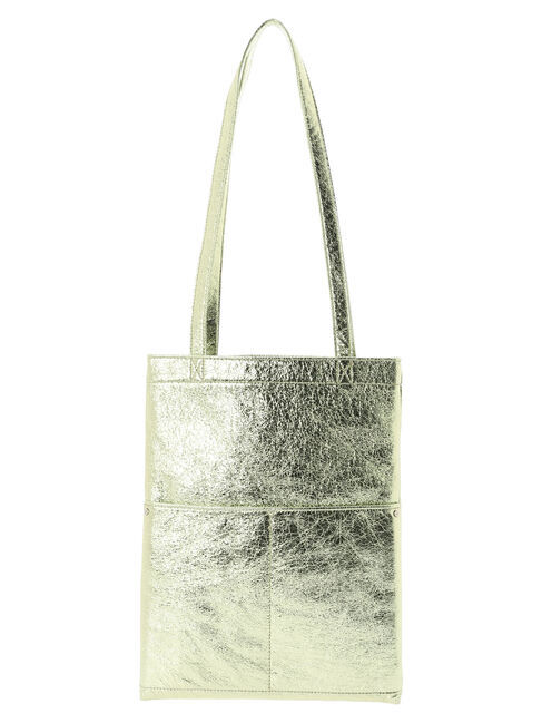  「メタリックポケット付サブトートバッグ」|ハンドバッグ|