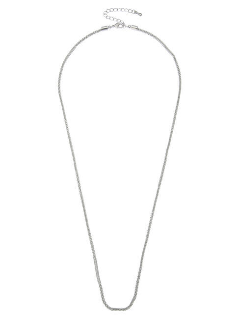  「シャイニーデザインチェーンネックレス」|ネックレス|