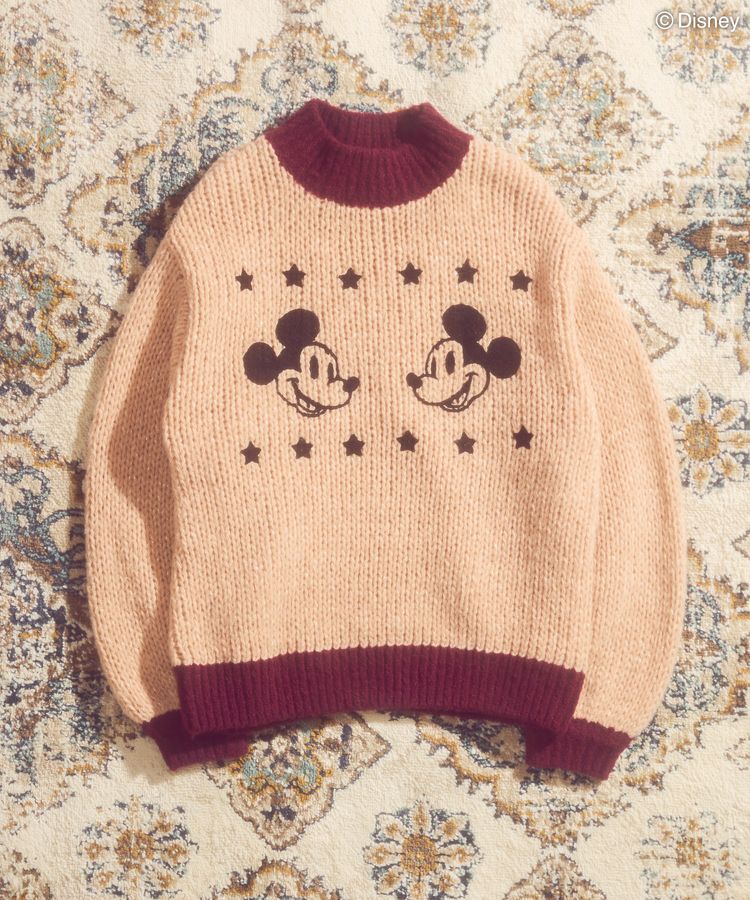 AMERICAN HOLIC「刺繍チャンキーニット/Disney」|ニット・セーター|