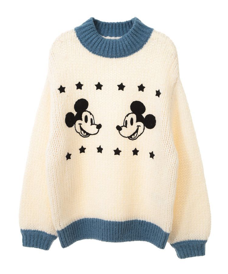 AMERICAN HOLIC「刺繍チャンキーニット/Disney」|ニット・セーター|