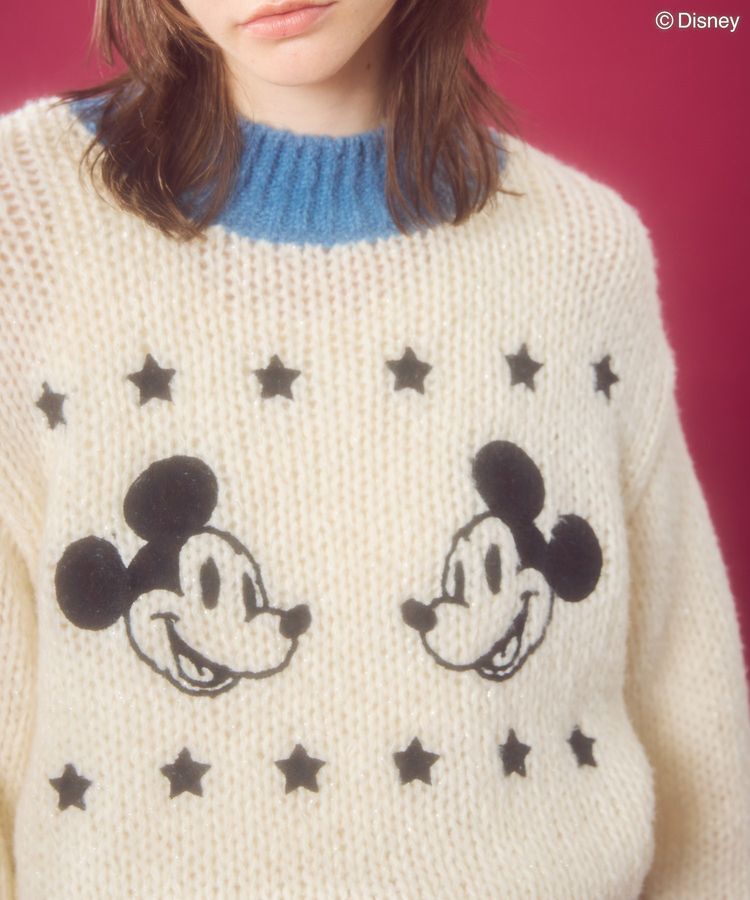 AMERICAN HOLIC「刺繍チャンキーニット/Disney」|ニット・セーター|