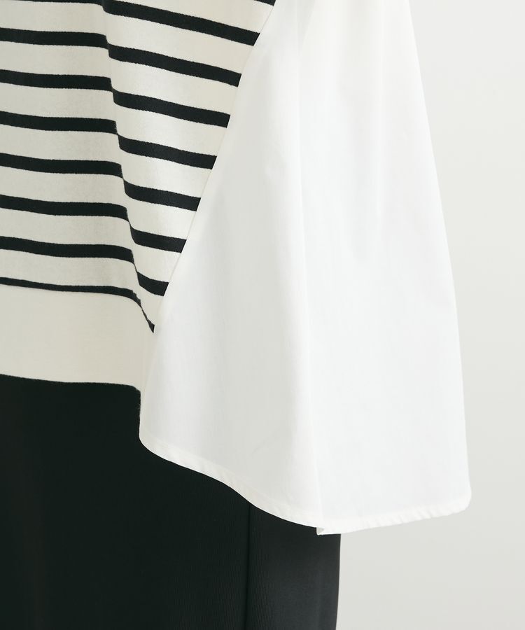 Green Parks「布帛切り替えフレアカットプルオーバー」|Tシャツ・カットソー|