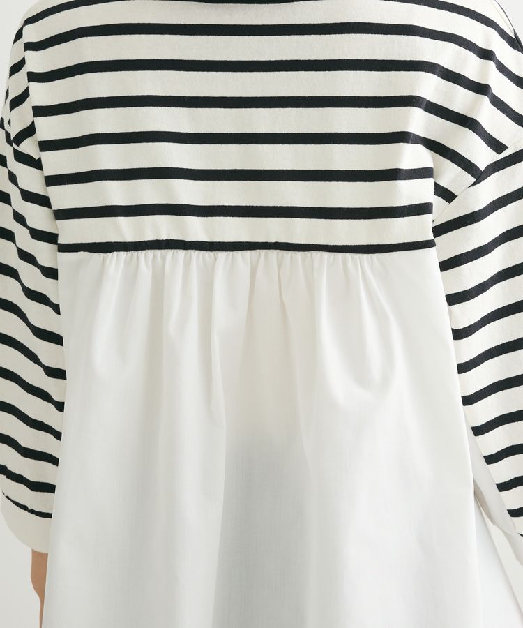 Green Parks「布帛切り替えフレアカットプルオーバー」|Tシャツ・カットソー|