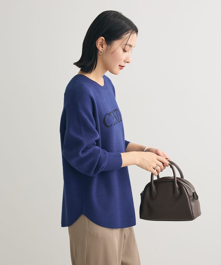 Green Parks「もちやわロゴニットプルオーバー」|ニット・セーター|