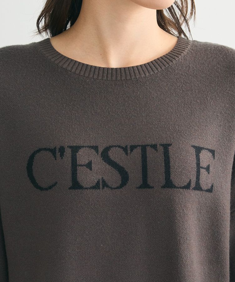 Green Parks「もちやわロゴニットプルオーバー」|ニット・セーター|