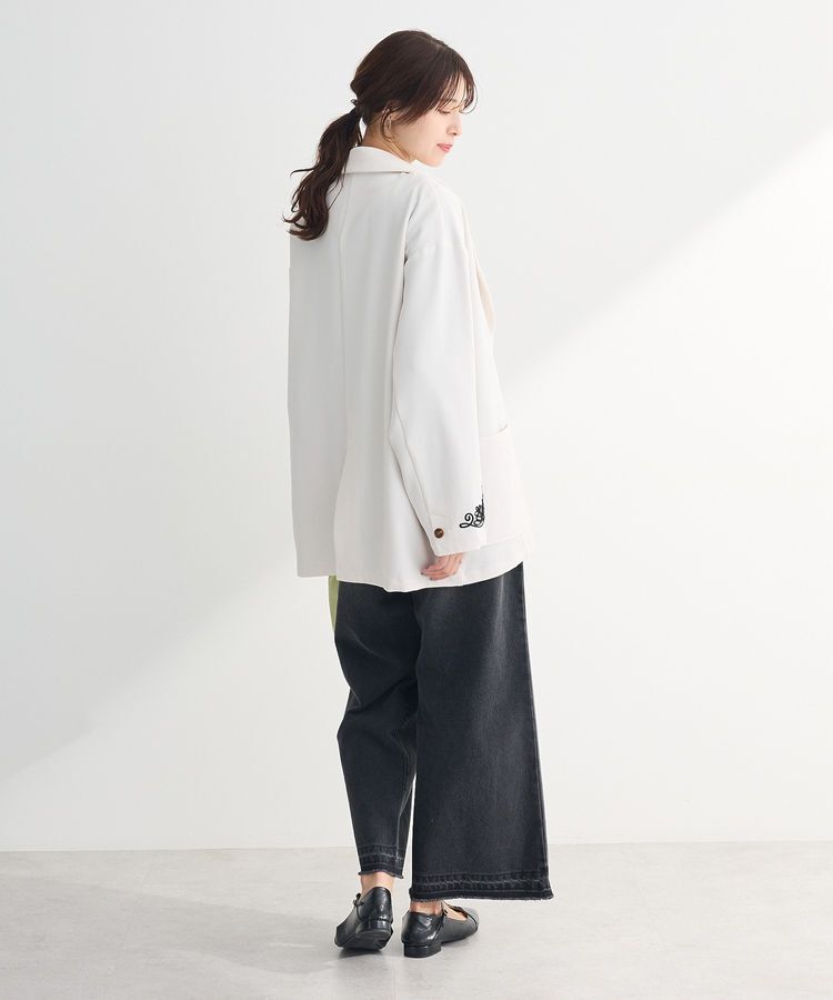 Green Parks「・ELENCARE DUE 袖コード刺繍ジャケット」|テーラードジャケット|