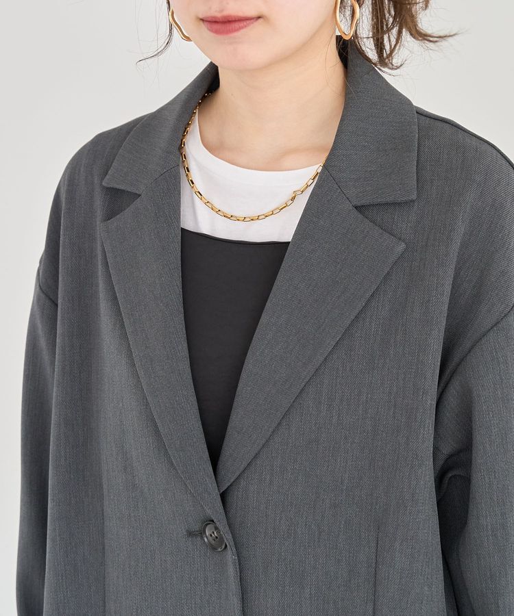 Green Parks「・ELENCARE DUE 袖コード刺繍ジャケット」|テーラードジャケット|