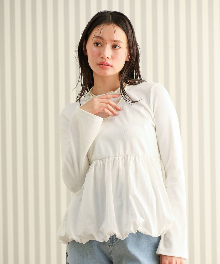 Green Parks「・SUGAR SPOON 裾バルーンプルオーバー」|Tシャツ・カットソー|