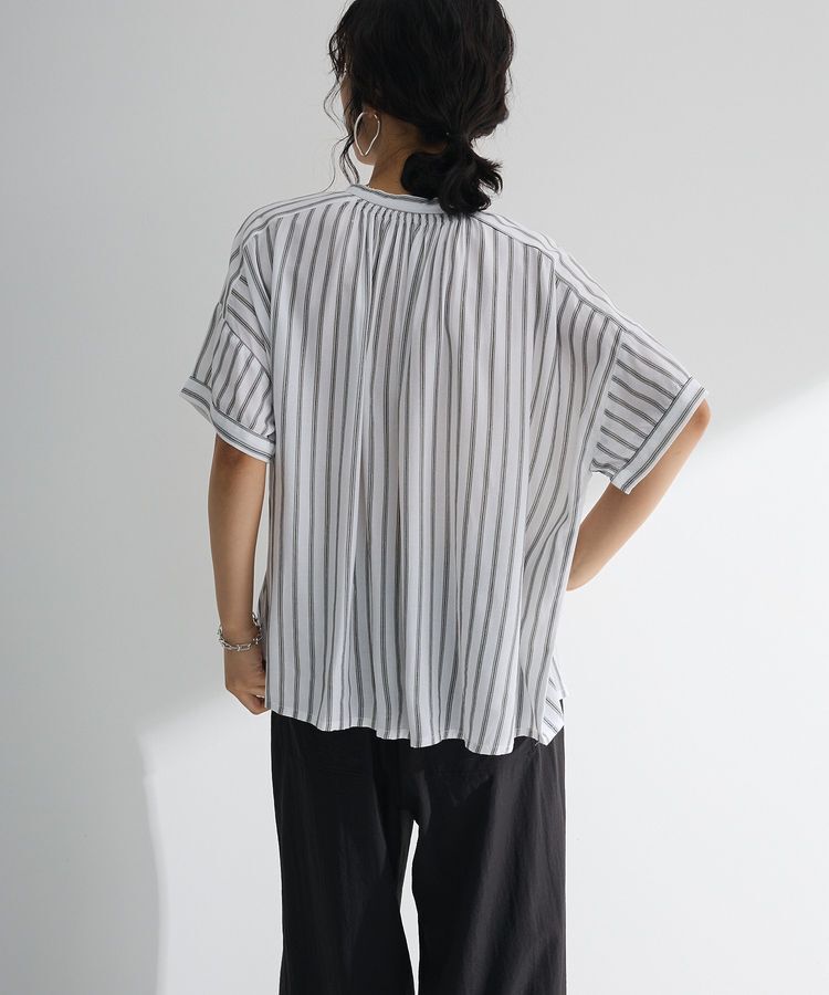 Green Parks「アソート柄さらっとレーヨンブラウス」|シャツ・ブラウス|