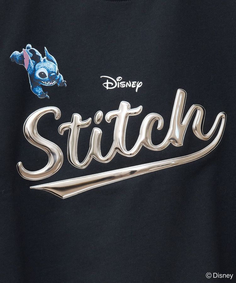 Green Parks「スティッチ/メタルプリントクロップドミニ裏毛プルオーバー」|Tシャツ・カットソー|