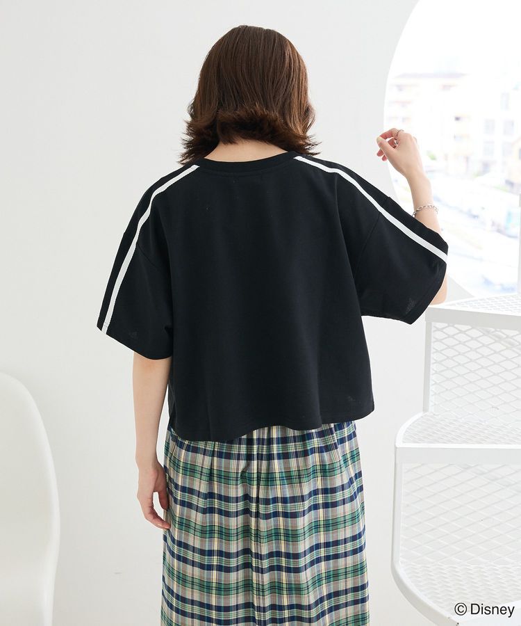 Green Parks「スティッチ/メタルプリントクロップドミニ裏毛プルオーバー」|Tシャツ・カットソー|