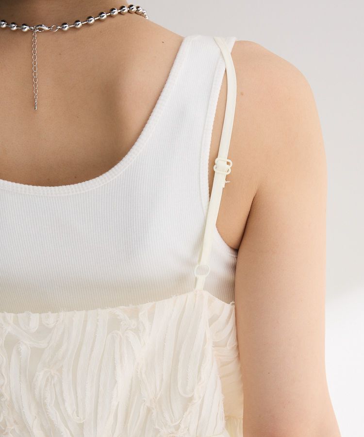 Green Parks「テープ刺繍ビスチェ」|キャミソール|