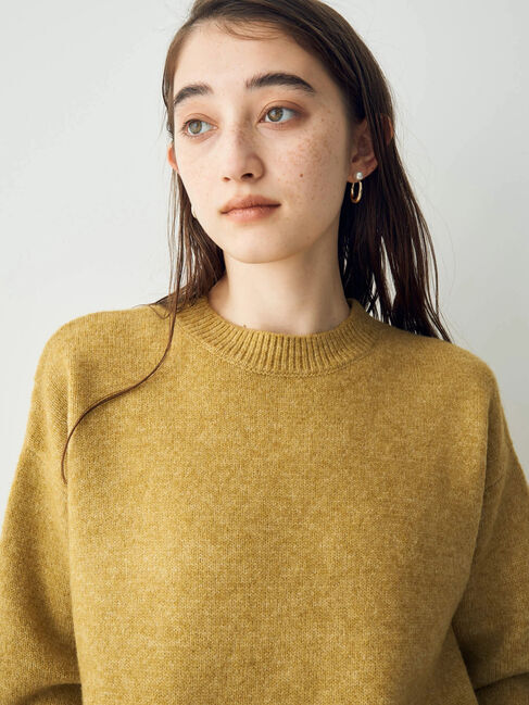 YECCA VECCA「シャツレイヤードニット」|ニット・セーター|