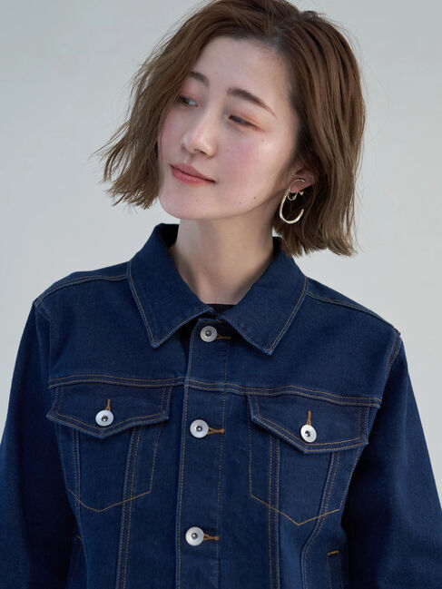 YECCA VECCA「ストレッチGジャン」|テーラードジャケット|