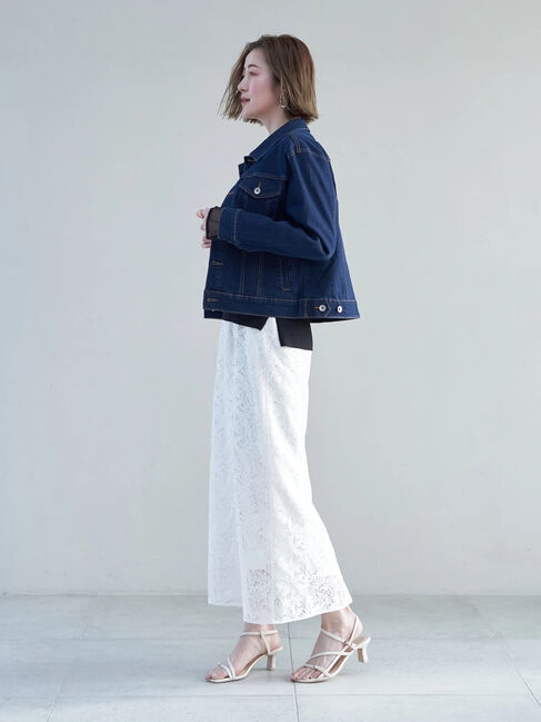 YECCA VECCA「ストレッチGジャン」|テーラードジャケット|