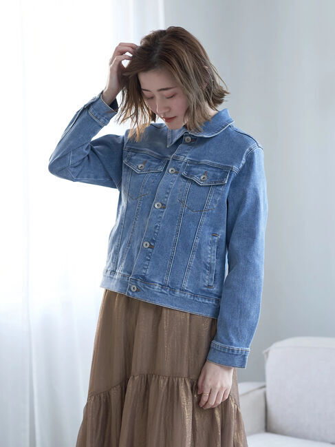 YECCA VECCA「ストレッチGジャン」|テーラードジャケット|