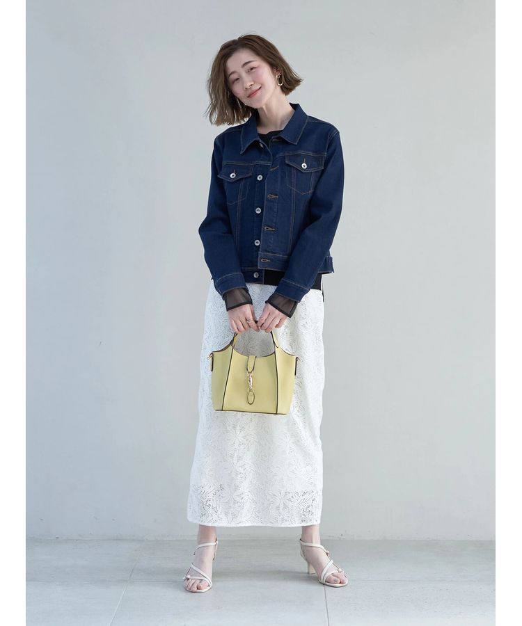 YECCA VECCA「ストレッチGジャン」|テーラードジャケット|