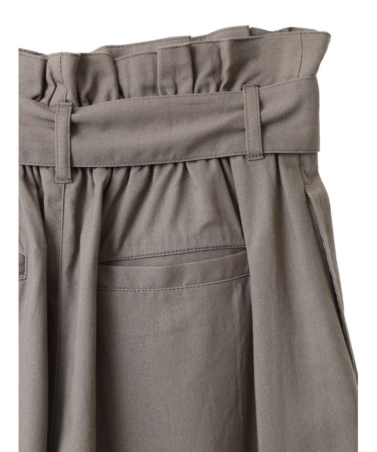 YECCA VECCA「ハイウエストリボンワイドパンツ」|その他|