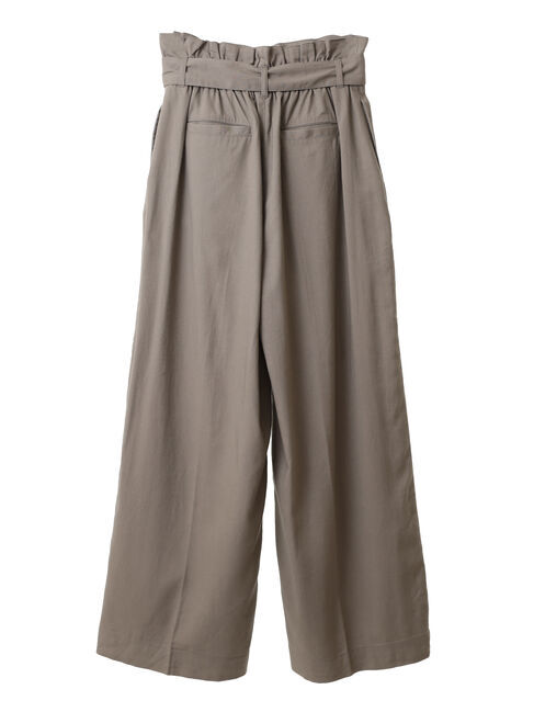 YECCA VECCA「ハイウエストリボンワイドパンツ」|その他|