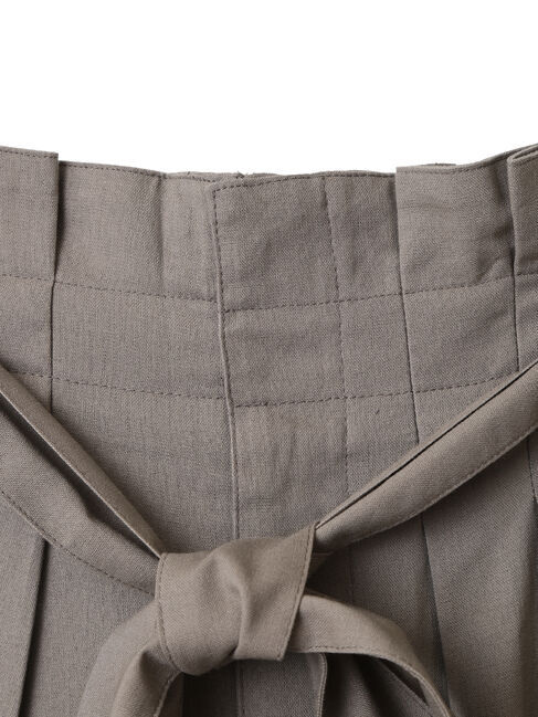 YECCA VECCA「ハイウエストリボンワイドパンツ」|その他|