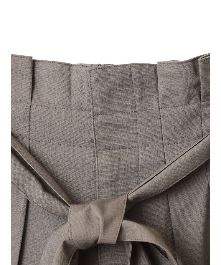 YECCA VECCA「ハイウエストリボンワイドパンツ」|その他|