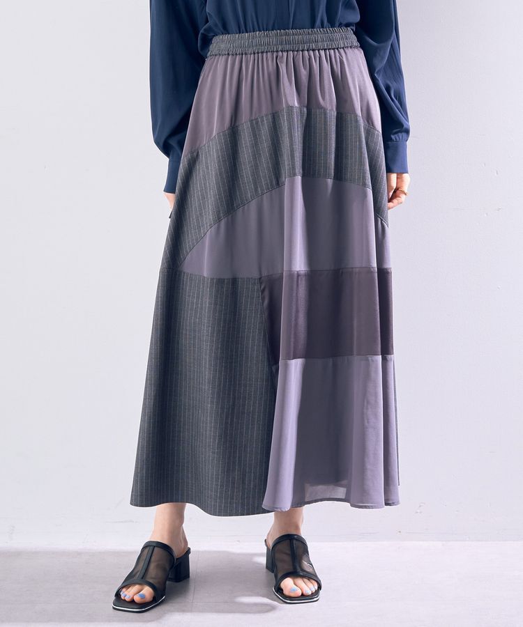 Editt by YECCA VECCA「異素材MIXデザインスカート」|スカート|