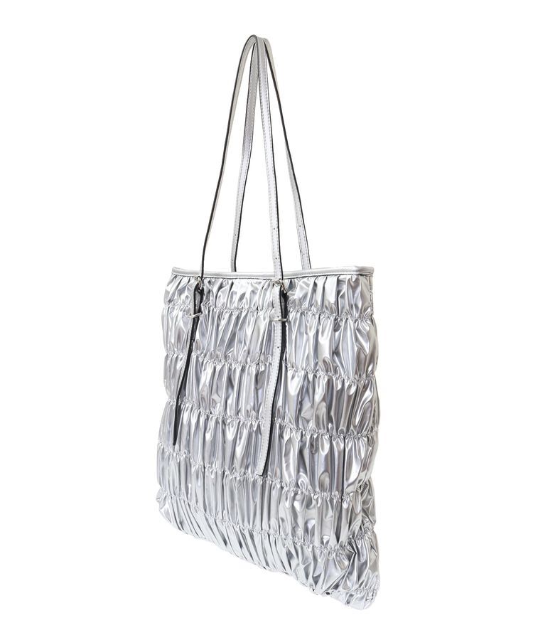 YECCA VECCA「シャーリングトートバッグ」|トートバッグ|