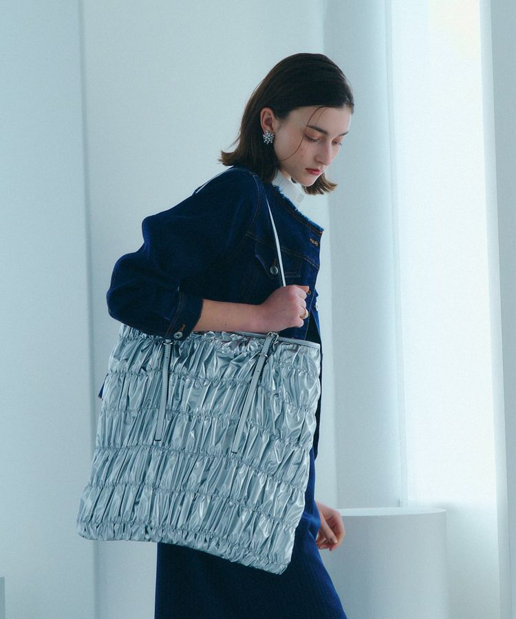 YECCA VECCA「シャーリングトートバッグ」|トートバッグ|