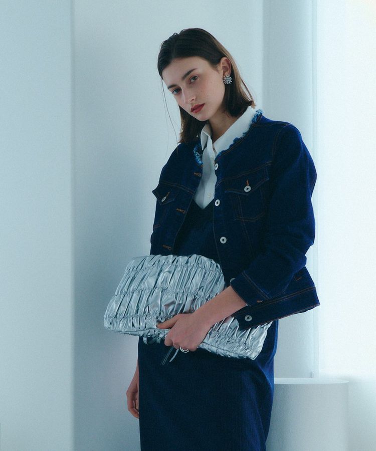 YECCA VECCA「シャーリングトートバッグ」|トートバッグ|