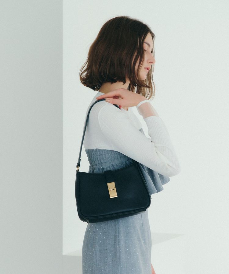 YECCA VECCA「メタルポイントワンハンドルバッグ」|ショルダー・メッセンジャー|