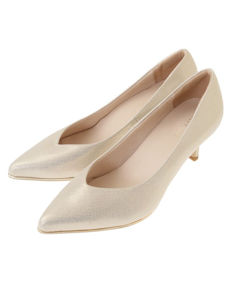 YECCA VECCA「メタルラインパンプス」|パンプス|