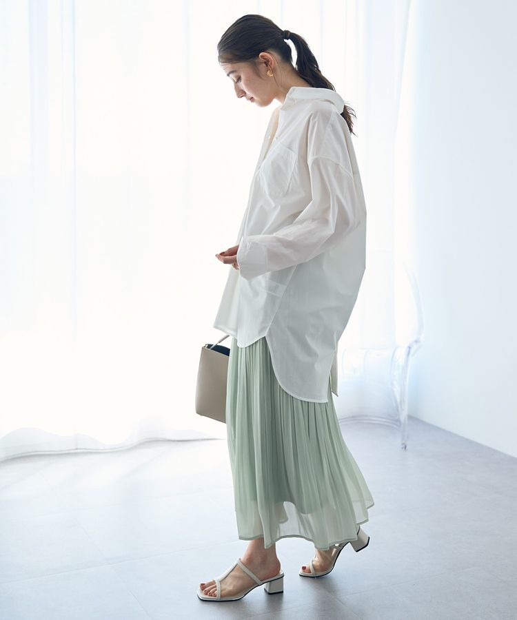 YECCA VECCA「イージーケアバック釦シャツ」|シャツ・ブラウス|