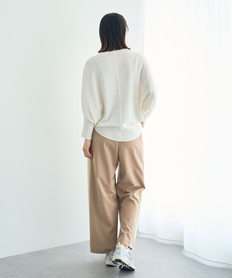 YECCA VECCA「リブMIXドルマンニット」|ニット・セーター|