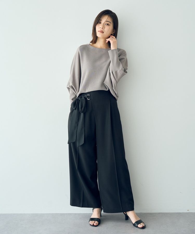 YECCA VECCA「リブMIXドルマンニット」|ニット・セーター|