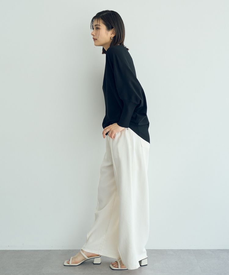 YECCA VECCA「リブMIXドルマンニット」|ニット・セーター|