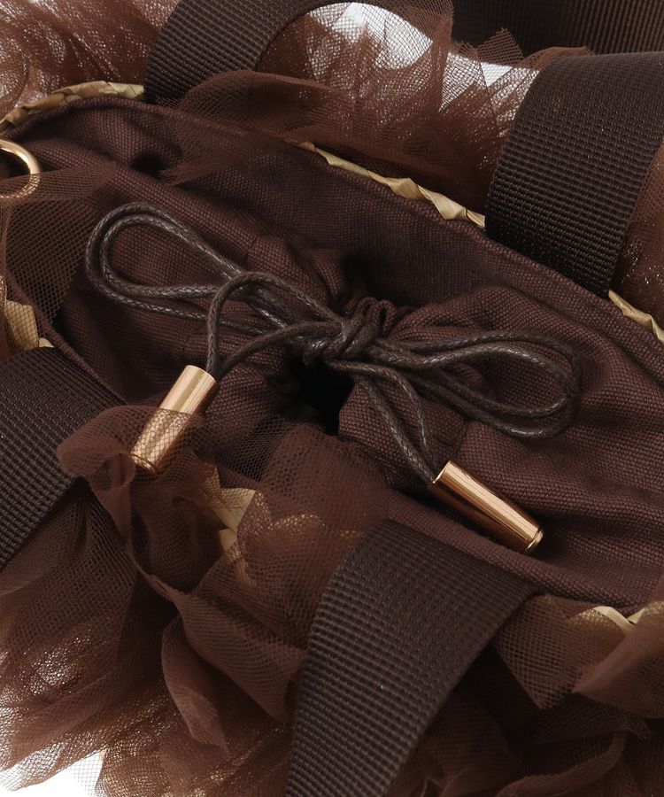 YECCA VECCA「【kakatoo】チュールフリンジカゴmini」|ショルダー・メッセンジャー|