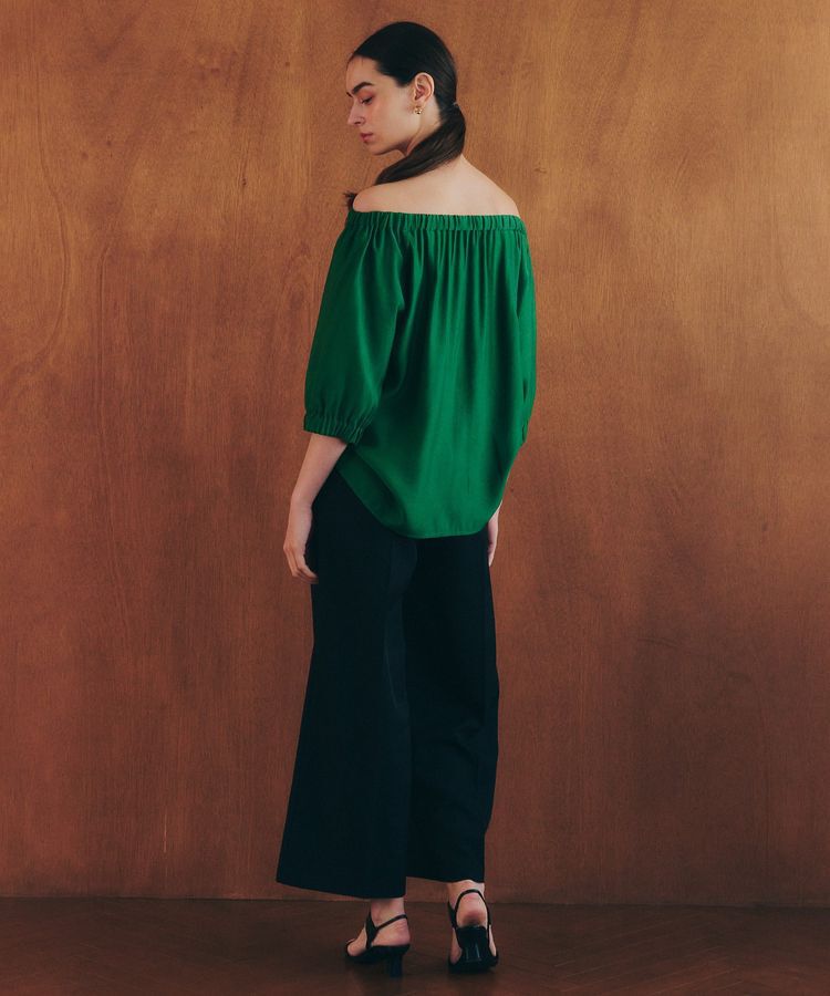 YECCA VECCA「2wayギャザーブラウス」|シャツ・ブラウス|