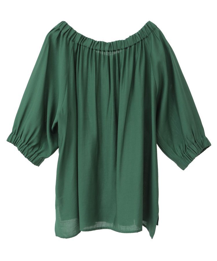 YECCA VECCA「2wayギャザーブラウス」|シャツ・ブラウス|