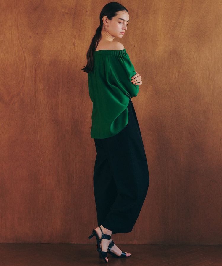 YECCA VECCA「2wayギャザーブラウス」|シャツ・ブラウス|