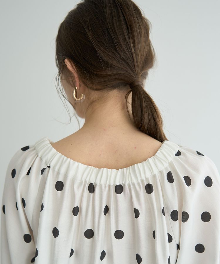 YECCA VECCA「2wayギャザーブラウス」|シャツ・ブラウス|