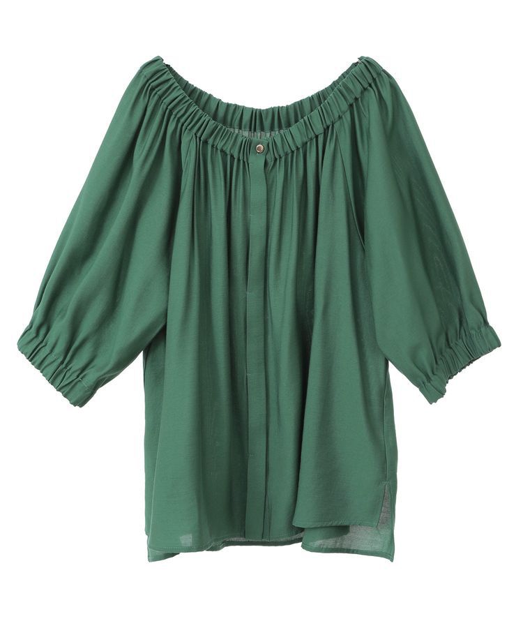 YECCA VECCA「2wayギャザーブラウス」|シャツ・ブラウス|