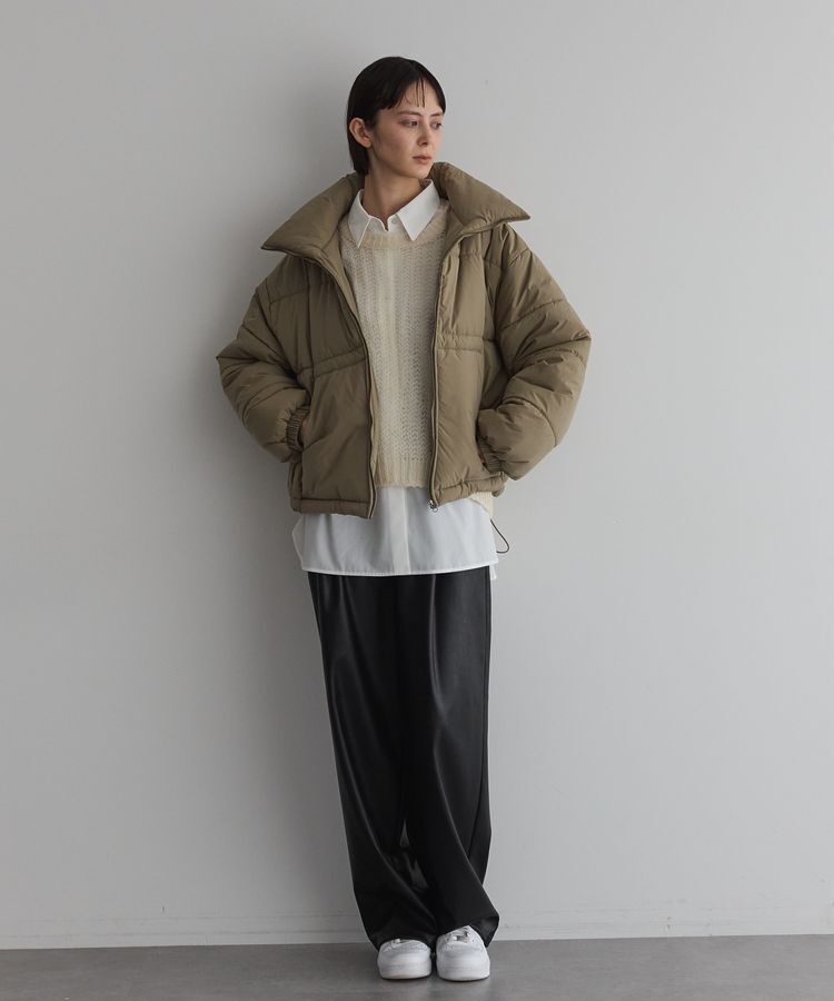 GARAGE OF GOOD CLOTHING「フェイクレザーワンタックパンツ」|その他|