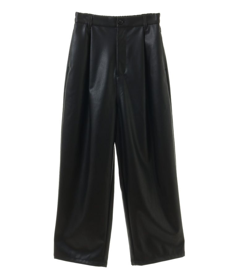 GARAGE OF GOOD CLOTHING「フェイクレザーワンタックパンツ」|その他|