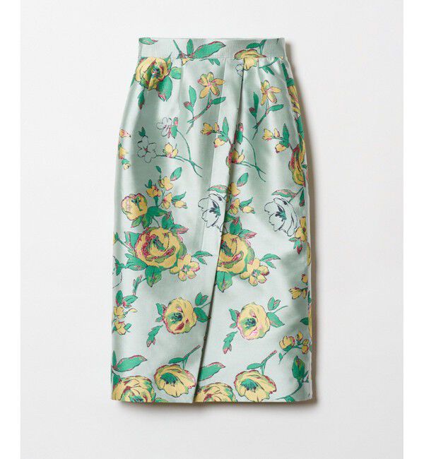 LOULOU WILLOUGHBY「【LOULOU WILLOUGHBY】ETIQUE フラワージャガードタイトスカート」|タイト|