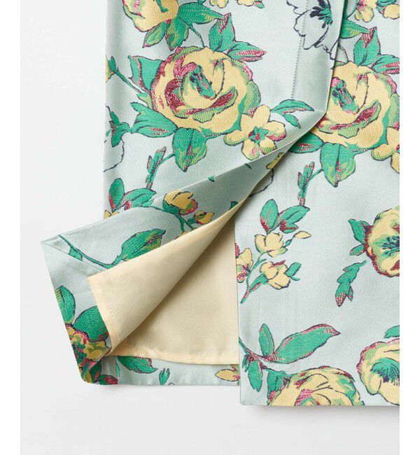 LOULOU WILLOUGHBY「【LOULOU WILLOUGHBY】ETIQUE フラワージャガードタイトスカート」|タイト|