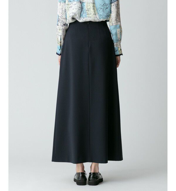 allureville「【セットアップ対応可能】ギャバダブルスリットスカート」|スカート|