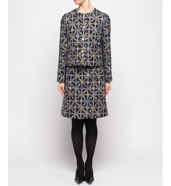 LOULOU WILLOUGHBY「【LOULOU WILLOUGHBY】MALHIA KENTラメジャガード ジャケット」|その他|